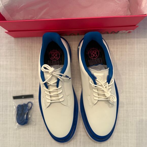 G/Fore NWT ($195) | Men\'s Gallivan2R Tuxedo golf shoes white blue | size 11.5